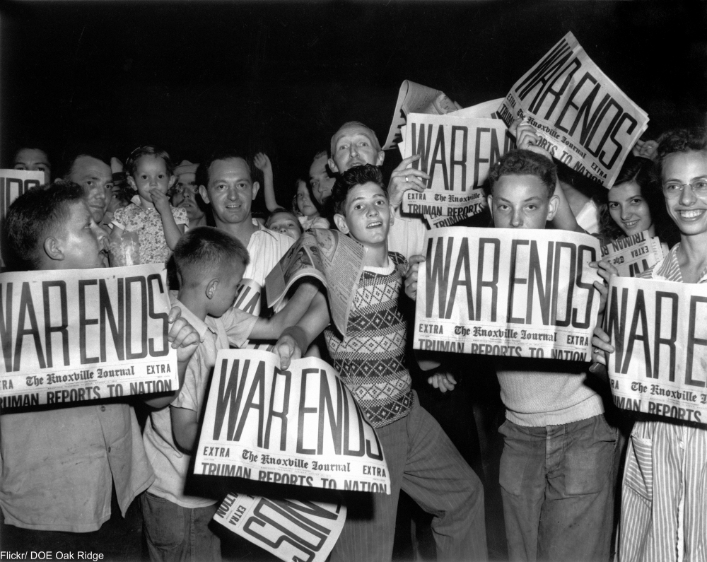 VJ Day in Oak Ridge, Tennessee