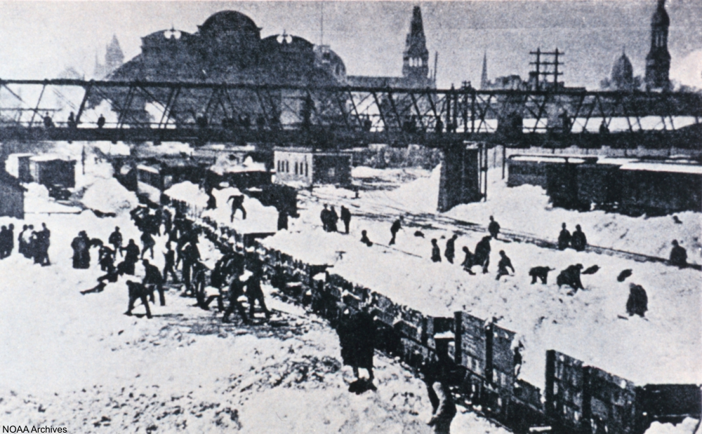 Blizzard of 1888, Grand Central Depot, NYC