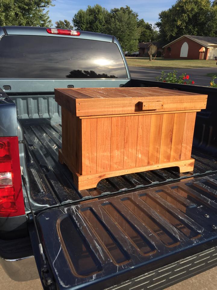 From CJ Barnhill: My first cedar chest