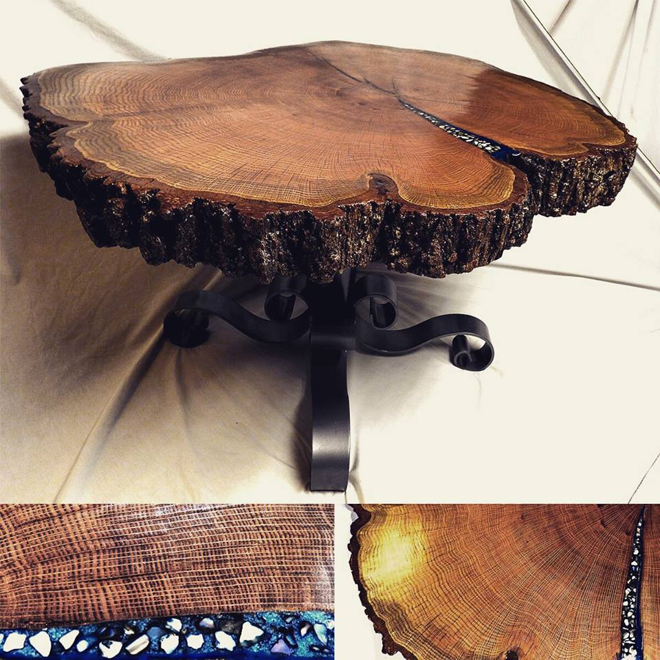 From Chase Goff: I'm a lumberjack, carpenter, and artist in auburn hills Michigan. Finished these pieces about two weeks ago. My website is www.chasegoff.com