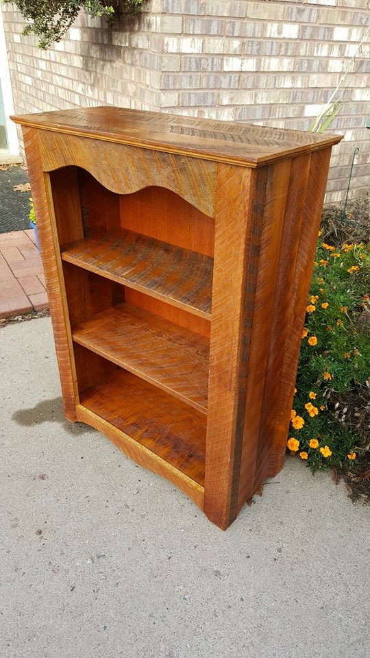 From Emmett Moore: Book shelf from flooring in a 120 year old attic