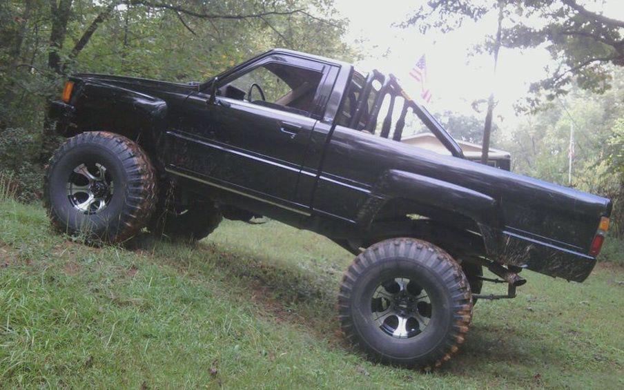 From Marshall: 85 toyota hilux sr5...22r with custom head,hedman header,flowmaster exhaust...5.29 running gears...little beast from the east!...love my little monster!