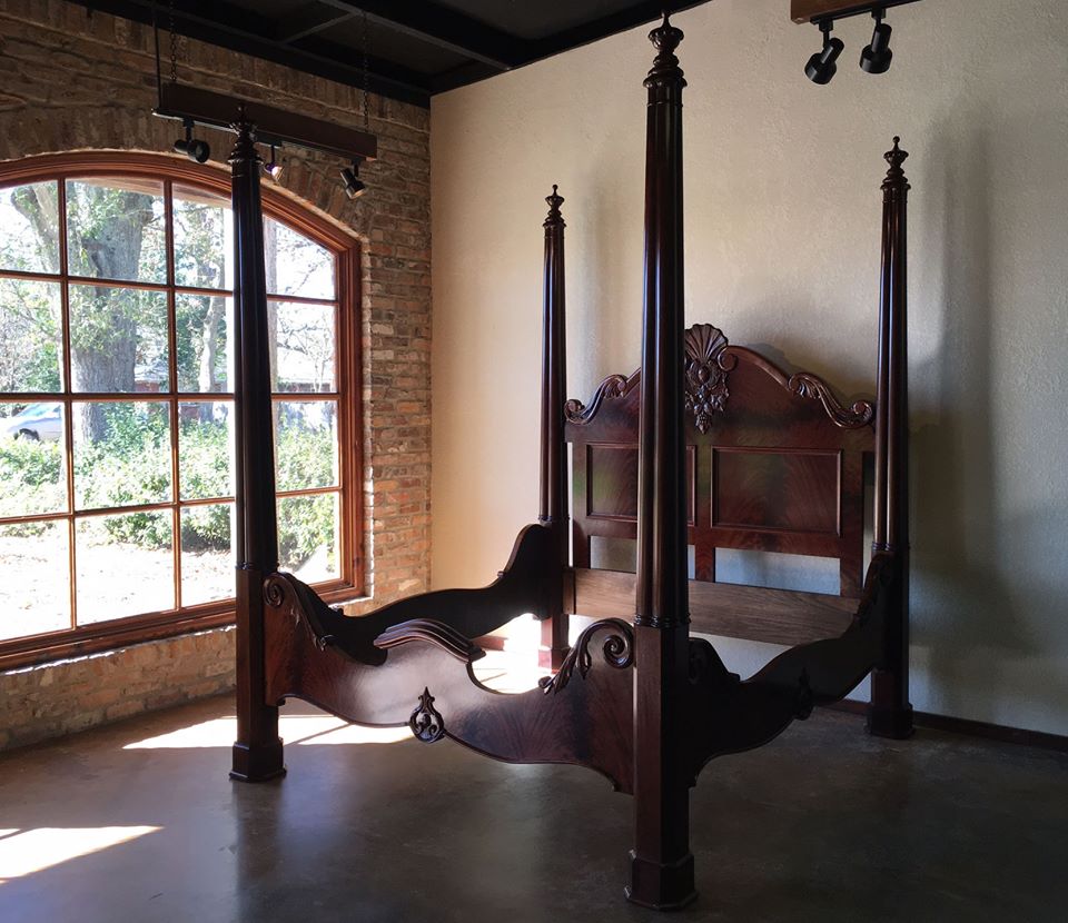 From Glen Armand Furniture Inc.: It's Complete! Our 18th Century reproduction Rococo King Bed has emerged from the finishing room and is now ready to be the star in your dreams!
