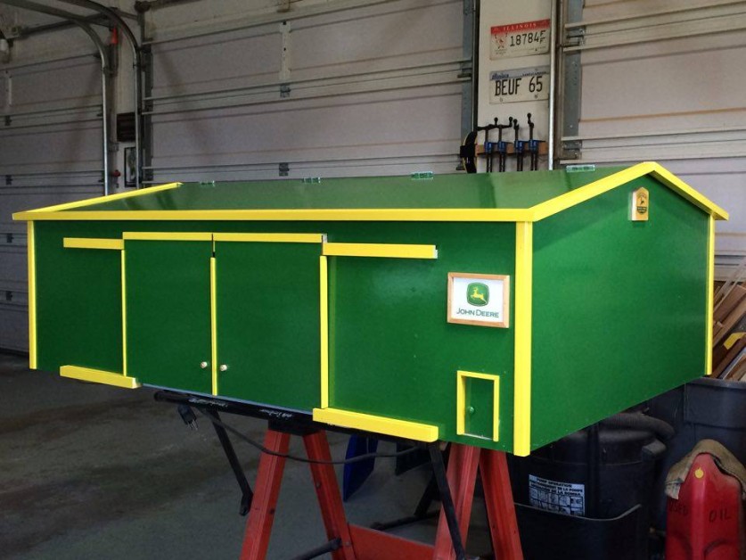 From Patrick Schmitt: Big JD shed, for a little JD fan.