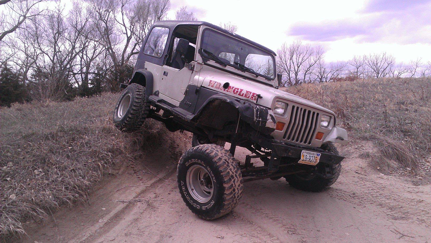From Justin Cochrane: Flexin in the jeep, in Nebraska