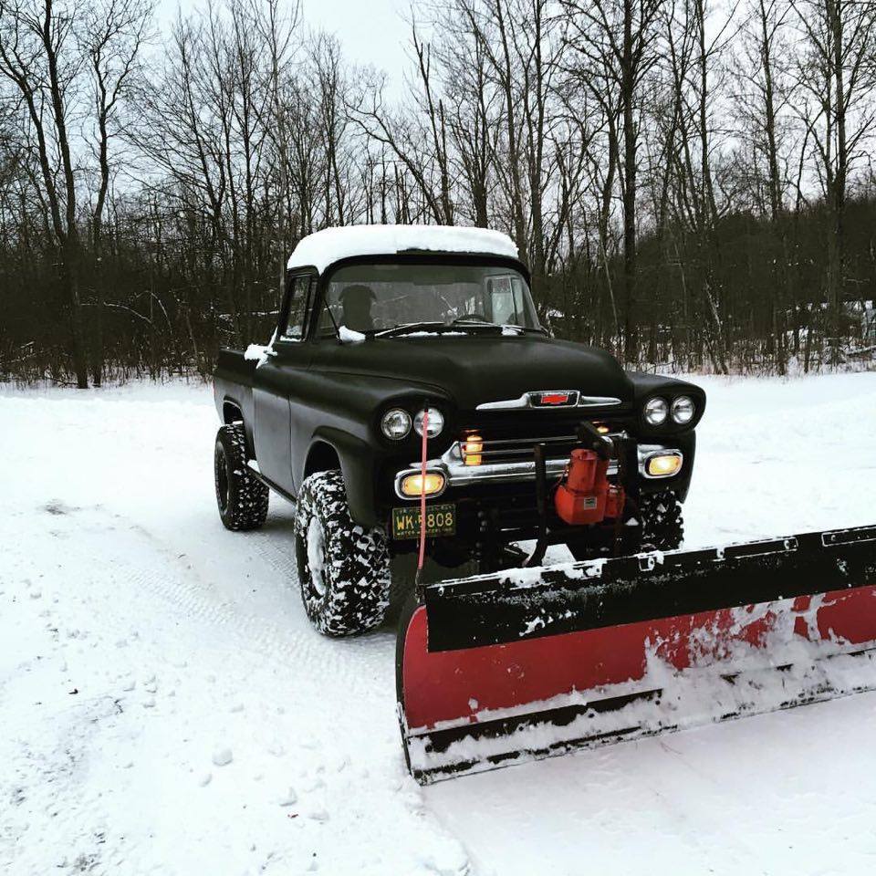 From Kary Saddison: This is my 1959 Chevy plow truck!
