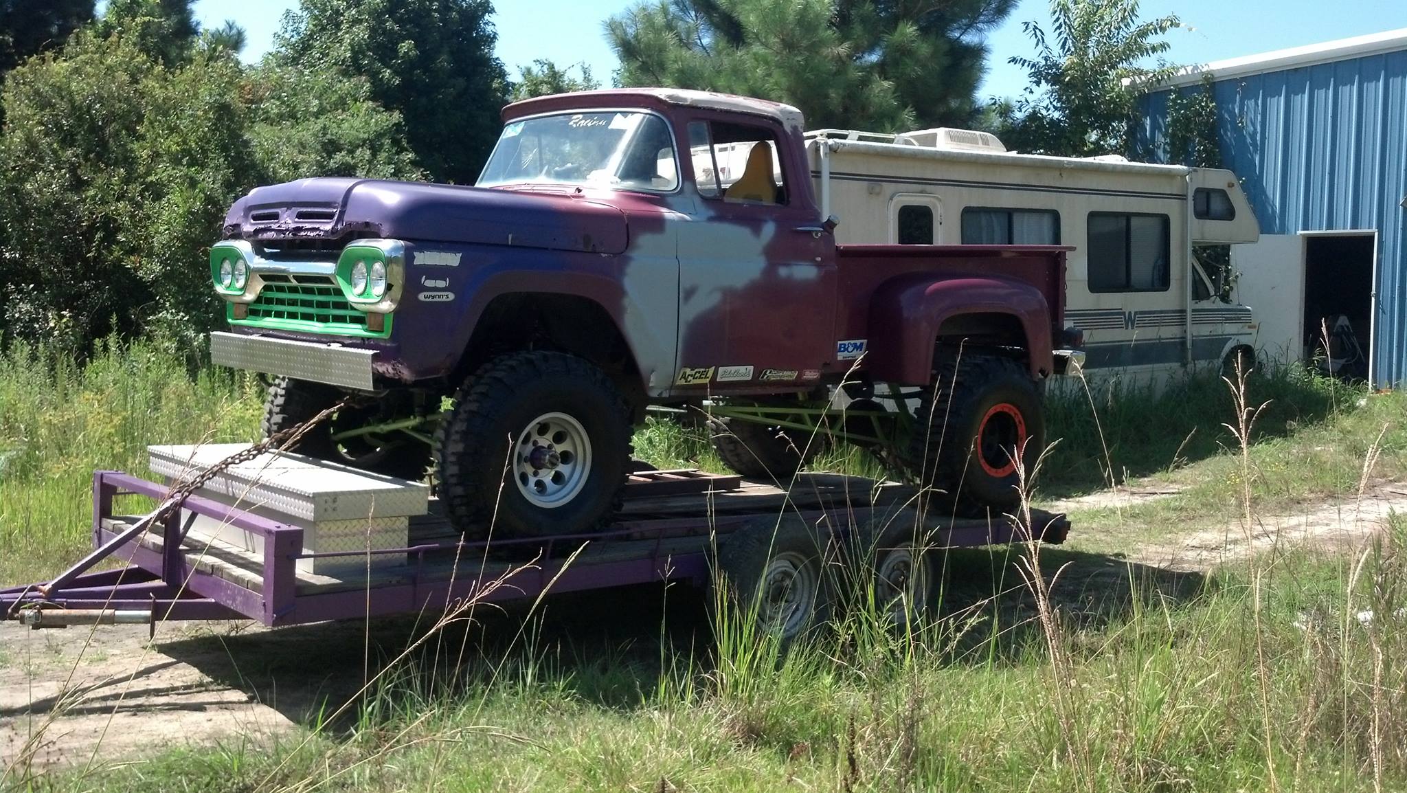 From Levy Bubba Lilly: the JOKER it is a 1960 f-100 with a 429 super cobra-jet