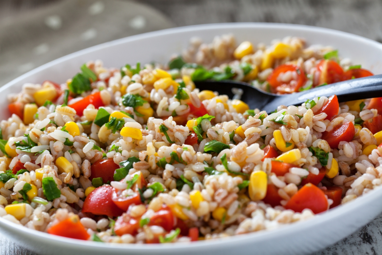 Fresh Orzo Salad With Barley And Rice 12 Tomatoes