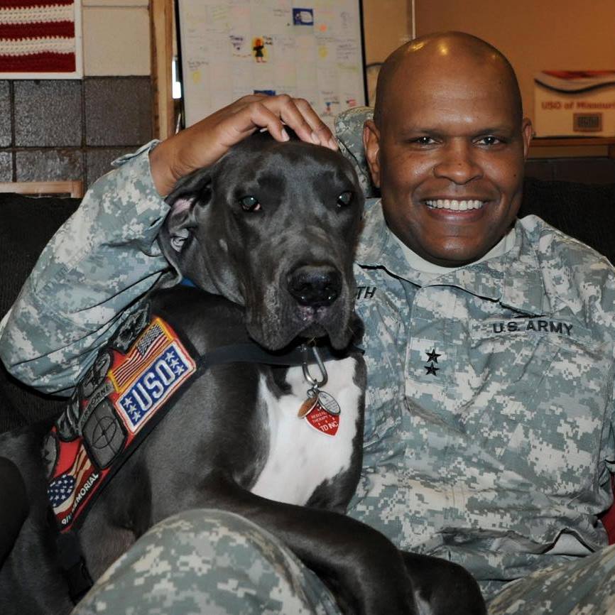 Facebook / Bandit The Therapy Dog