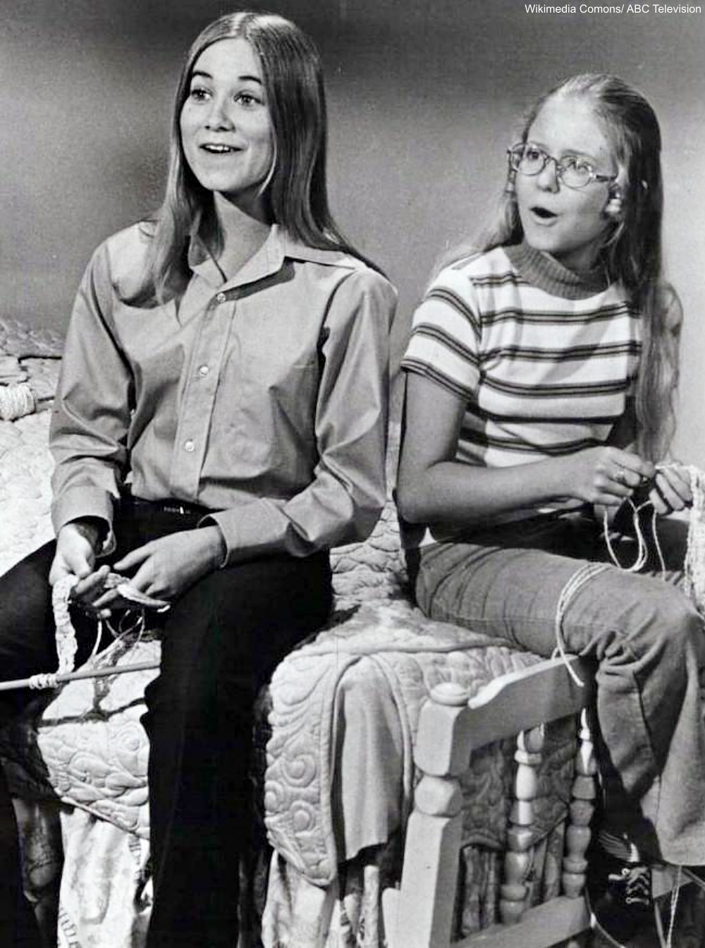 Maureen McCormick and Eve Plumb on The Brady Bunch