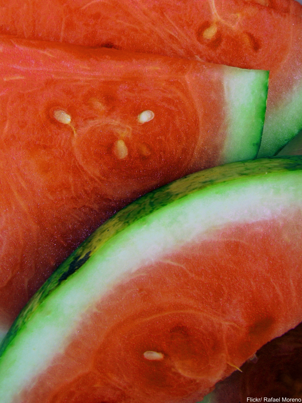 Freshly Cut Watermelon