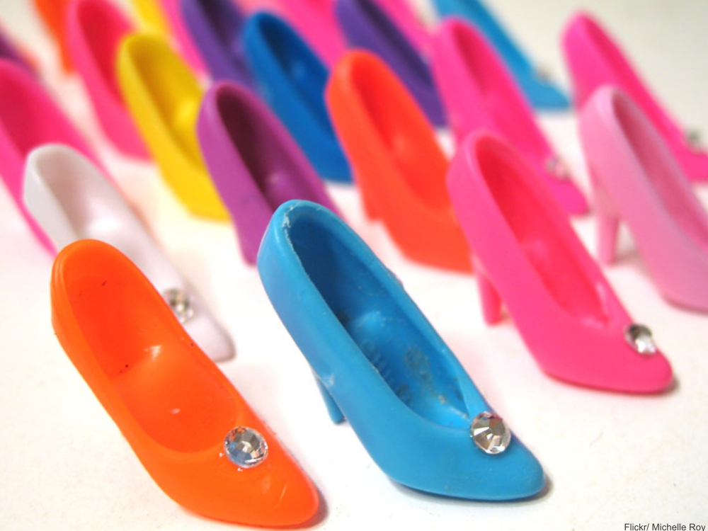 Barbie Shoes Just Waiting to be Stepped On