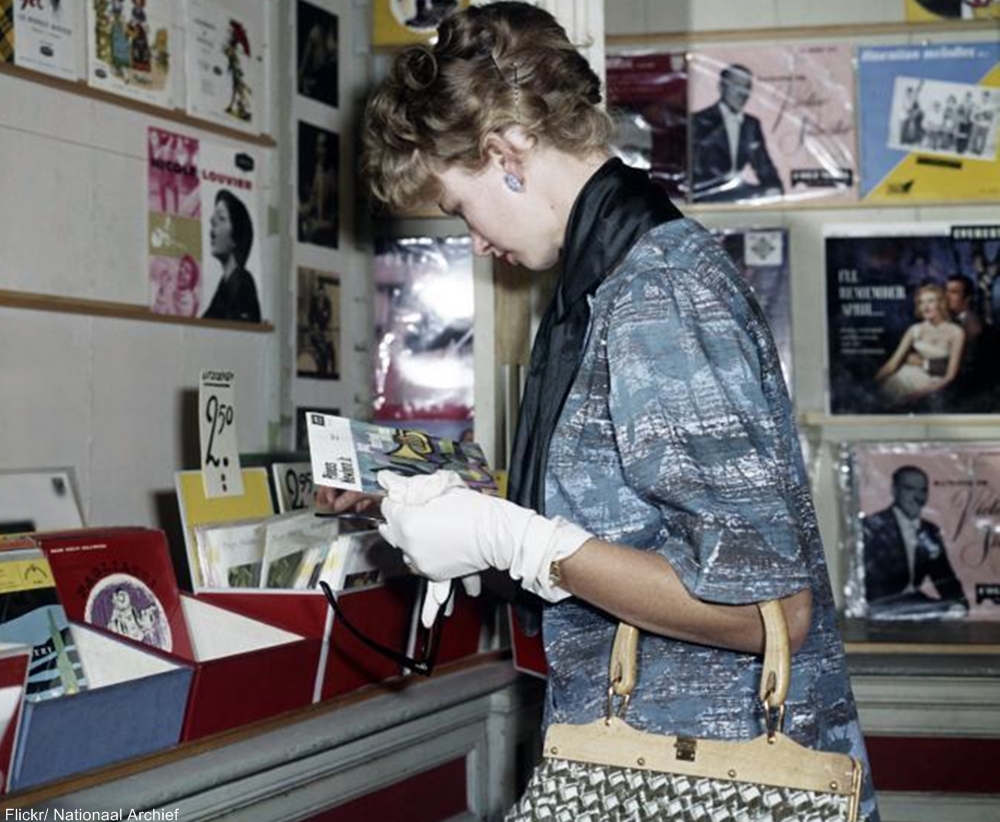 Record Shopping Circa 1962