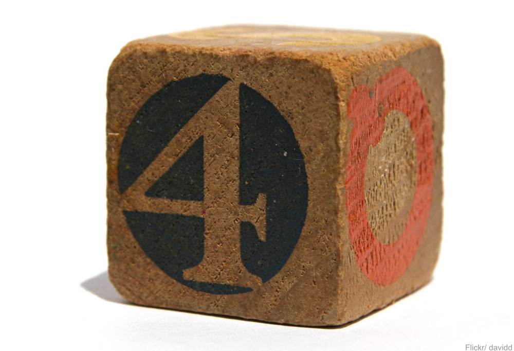 Vintage Wooden Block Toy