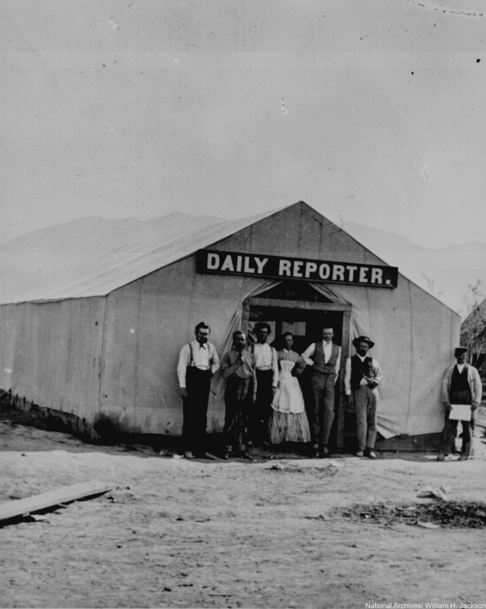 Daily Reporter Building 1869 Utah