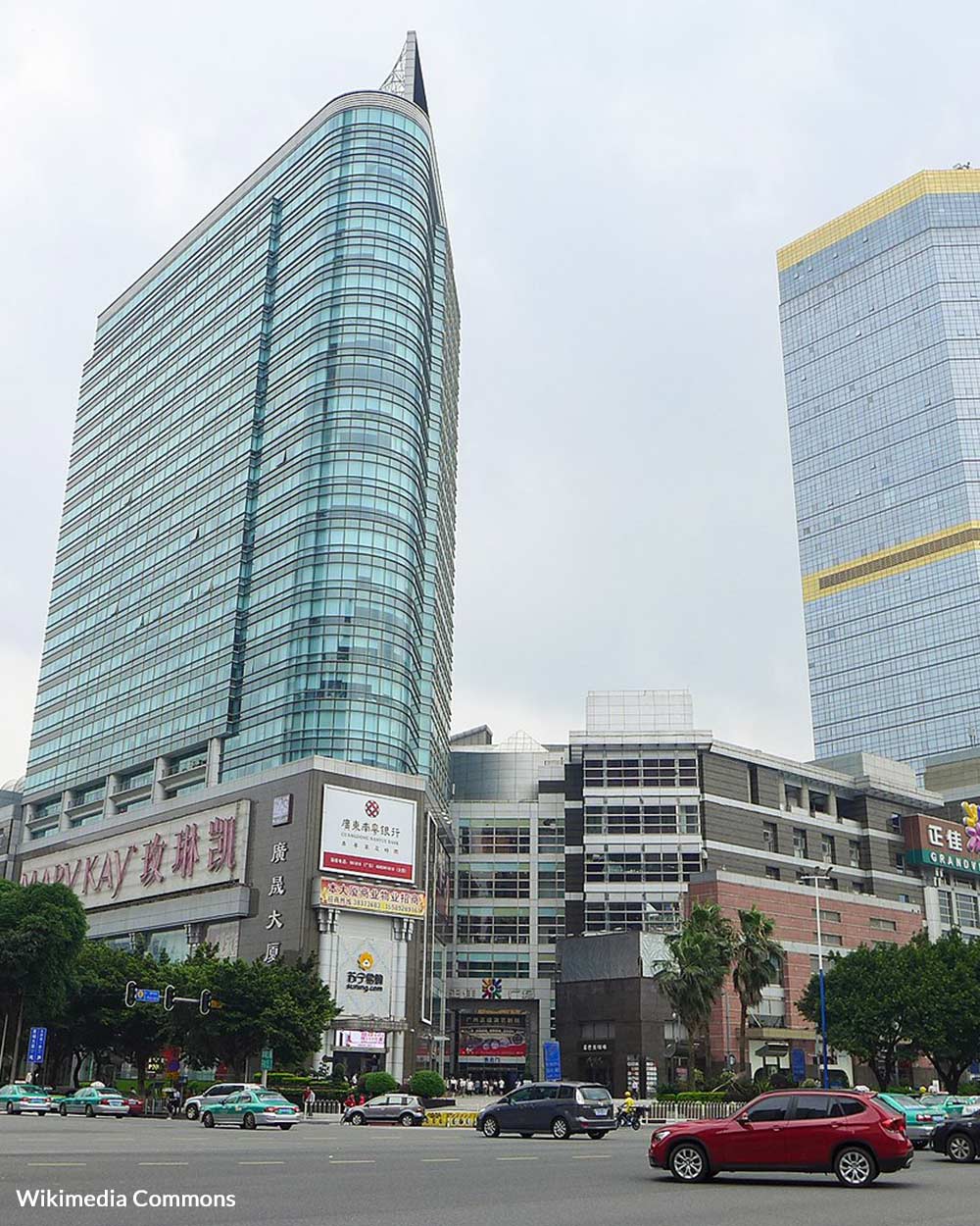The Grandview Mall in the city of Guangzhou, China.