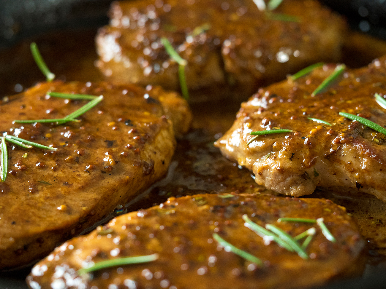 Cider Dijon Pork Chops 12 Tomatoes
