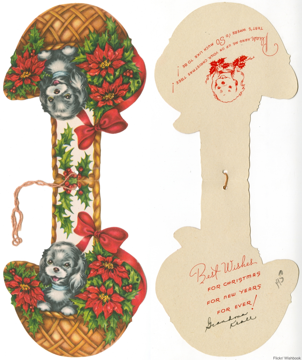 These Vintage Christmas Cards Are So Sweet!