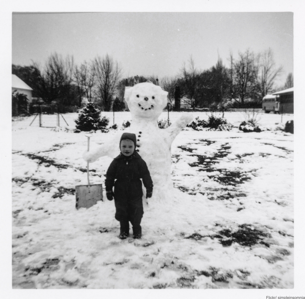 Back in the day skating and sledding were how had fun in winter!