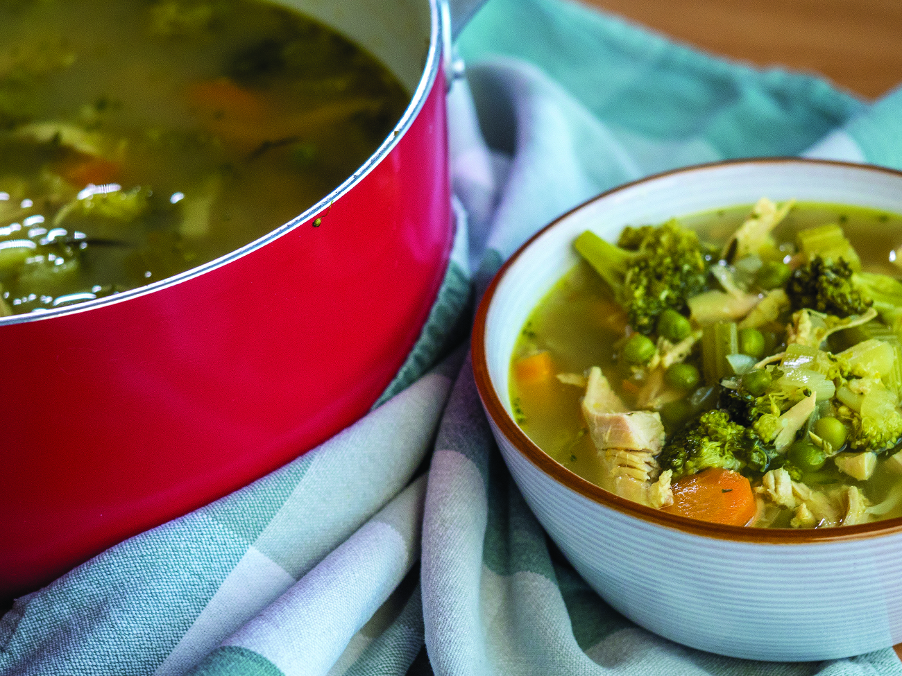 Chicken and Broccoli Detox Soup 12 Tomatoes