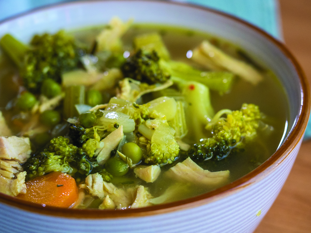 Chicken and Broccoli Detox Soup Crafty House