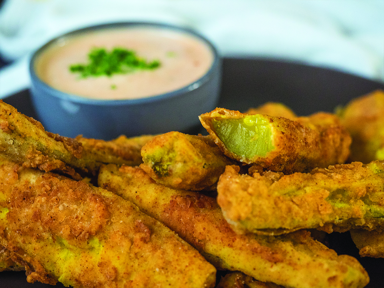 Homemade Fried Pickle Spears 12 Tomatoes