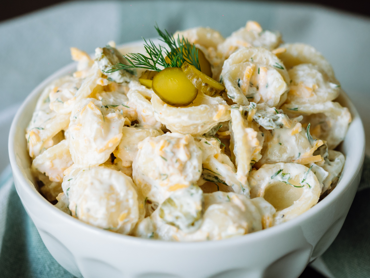 Dill Pickle Pasta Salad 12 Tomatoes