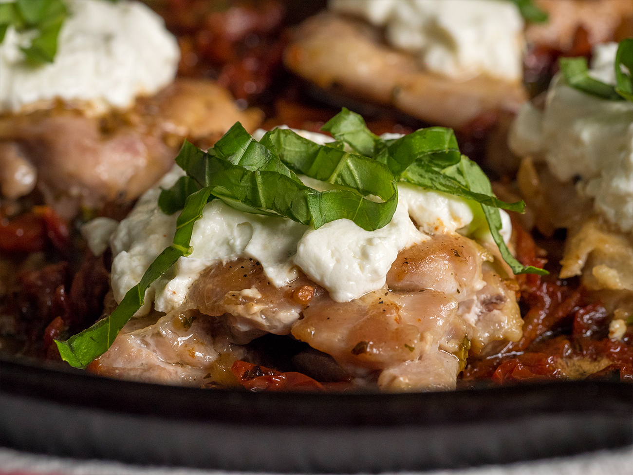 SunDried Tomato And Goat Cheese Chicken Skillet 12 Tomatoes