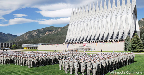 The U.S. Air Force Academy.