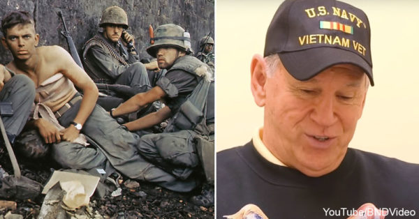 Lou Zezoff, of Granite City, had four Marines pay for his meal and gave him proper salute.