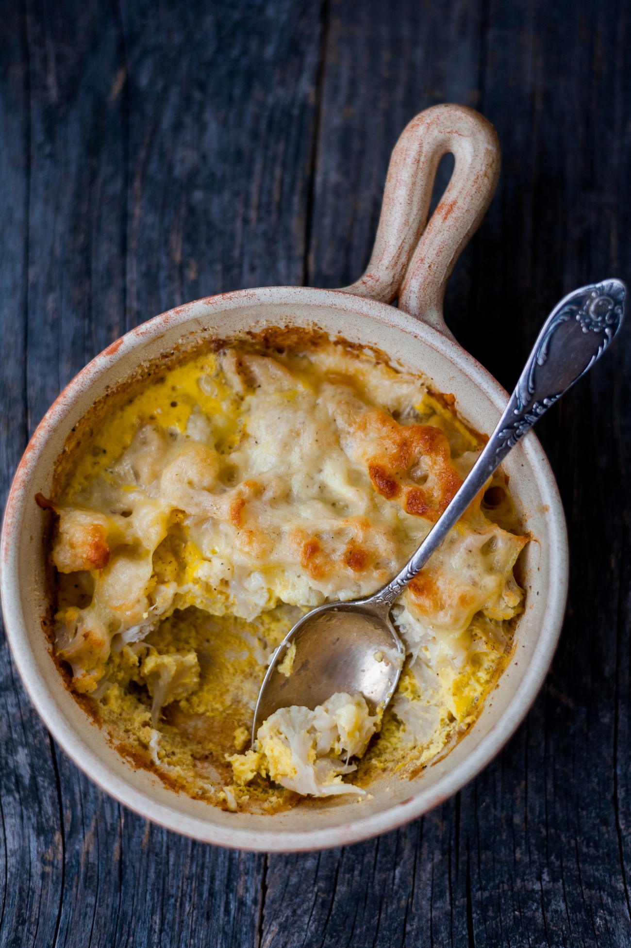 Cheesy Cauliflower Egg Bake 12 Tomatoes