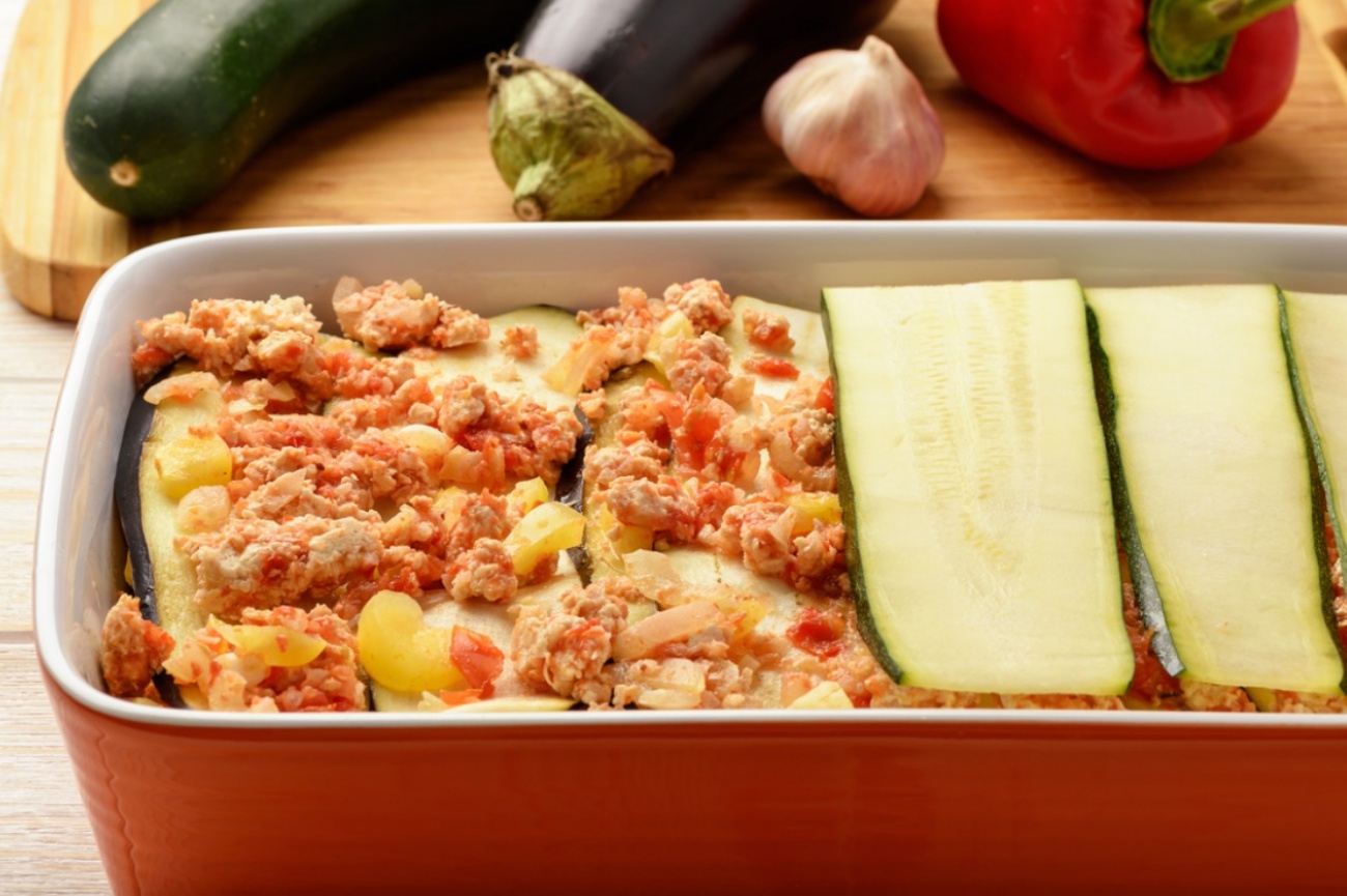 Summer Vegetable Stuffed Casserole 12 Tomatoes