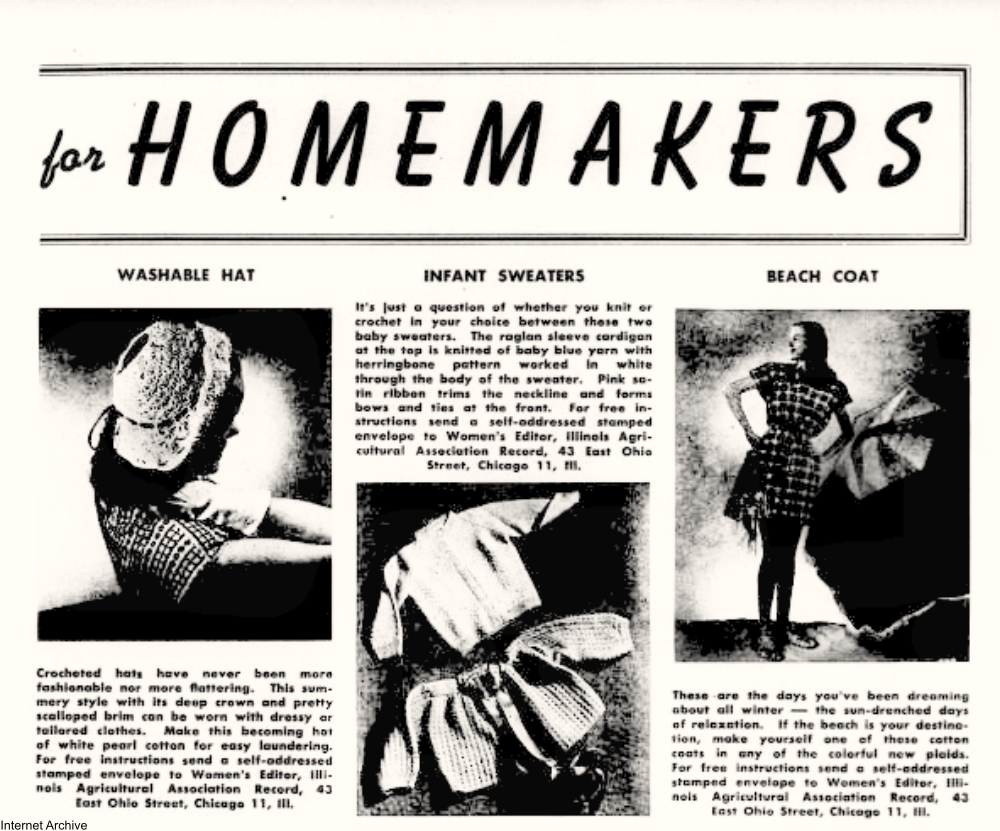 These Charming Vintage Knit& Crochet Patterns Remind Us of Grandma!