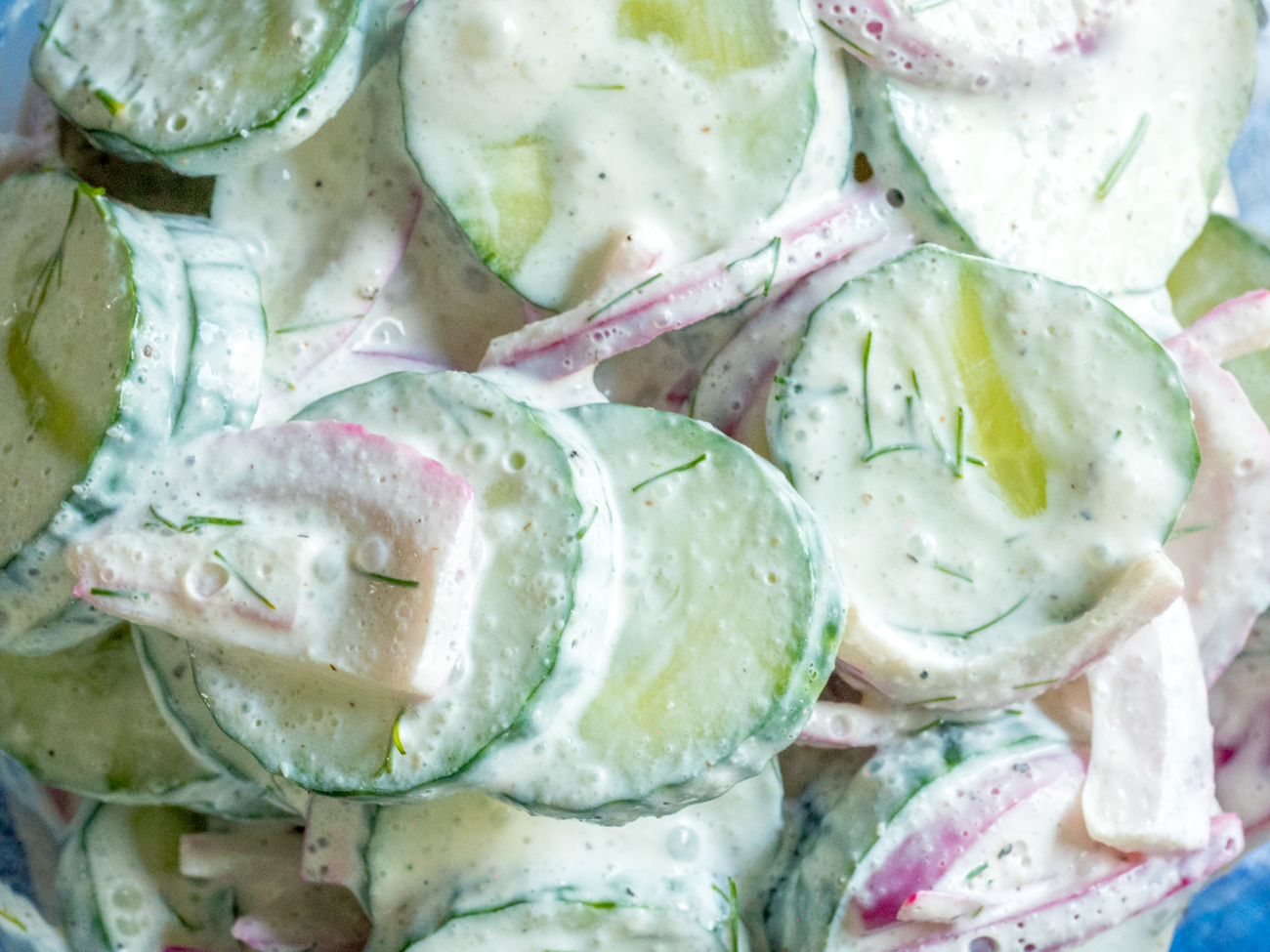 Sour Cream Cucumber Salad 12 Tomatoes