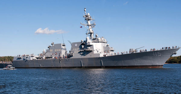 Source: U.S. Navy The USS Rafael Peralta (DDG 115)