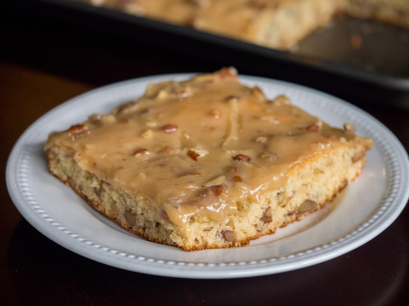 Butter Pecan Sheet Cake Horizontal 2
