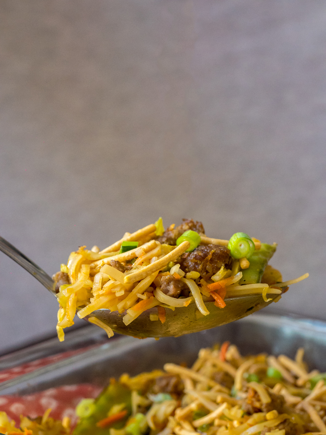 Crispy Egg Roll Casserole 12 Tomatoes