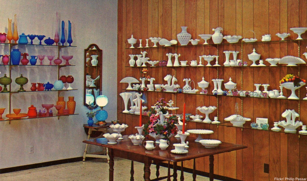 Vintage Spotlight- Flame Glass