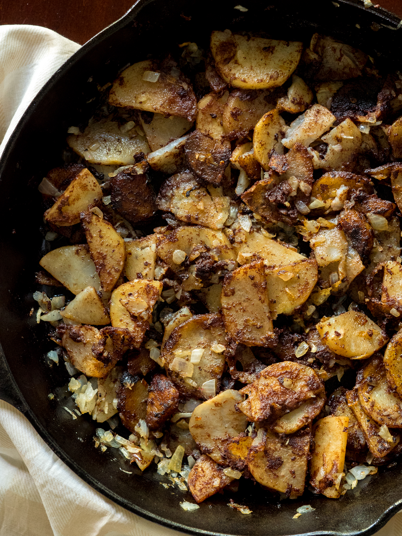 Crispy Cinnamon Potatoes Vertical 2