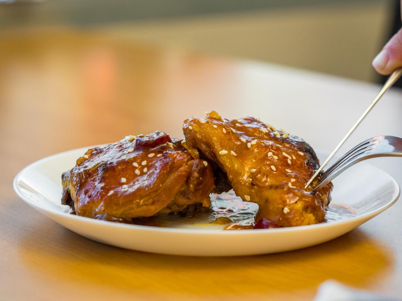 Slow Cooker Cranberry Chicken Thighs 12 Tomatoes