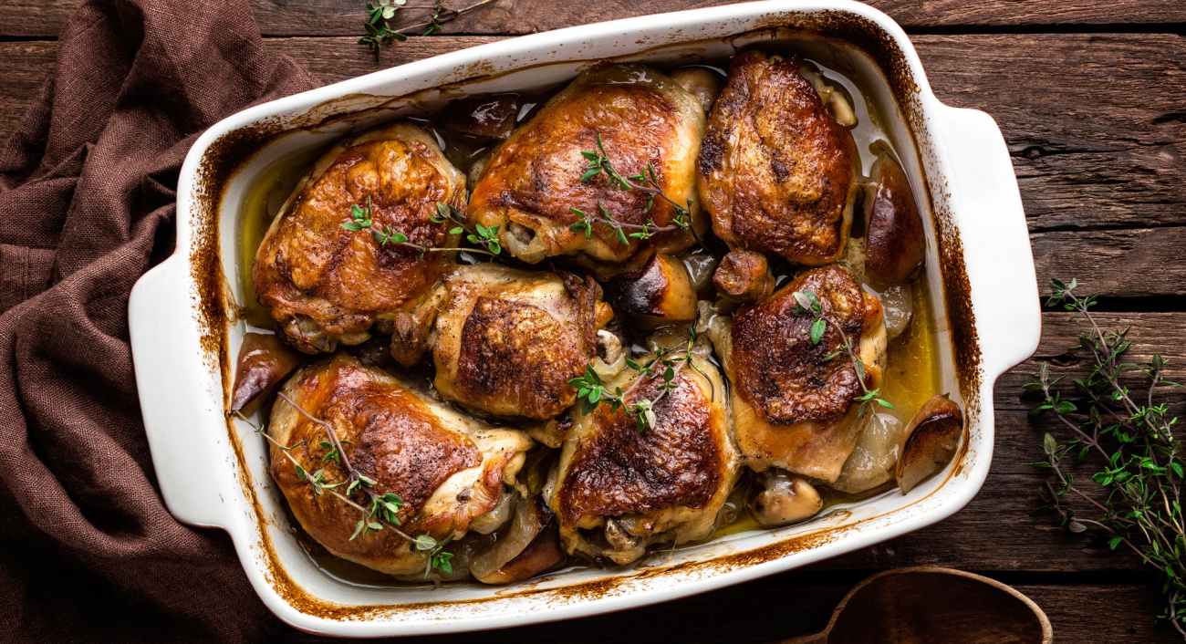 Sweet And Savory Baked Chicken And Apples 12 Tomatoes