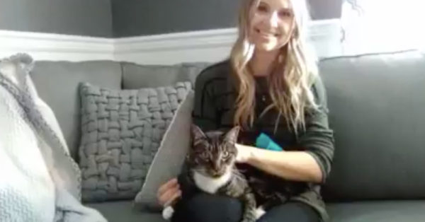 Source: YouTube/USA News 365 Biggie and owner Nicole Crandell.