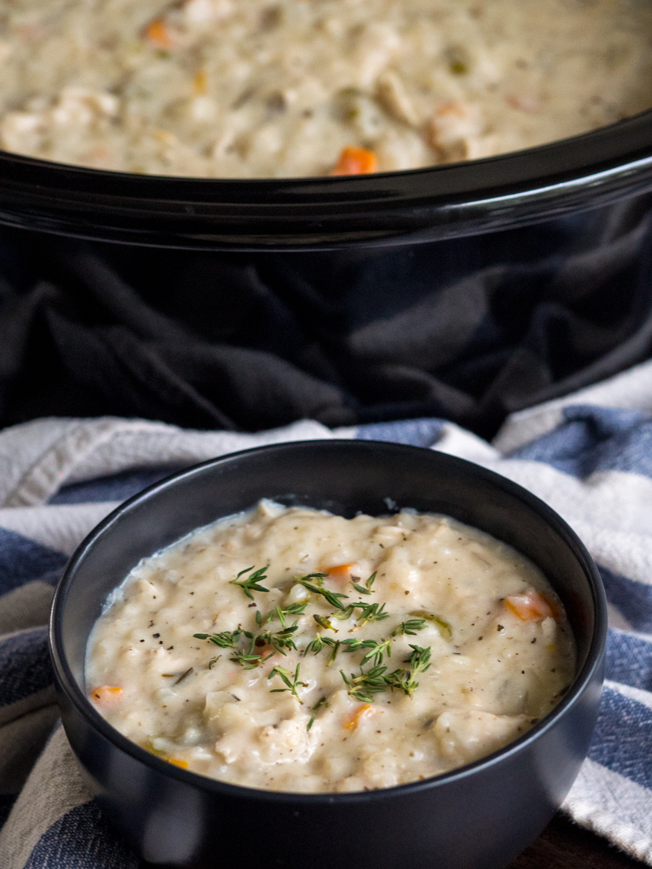 Creamy Slow Cooker Chicken Soup 12 Tomatoes