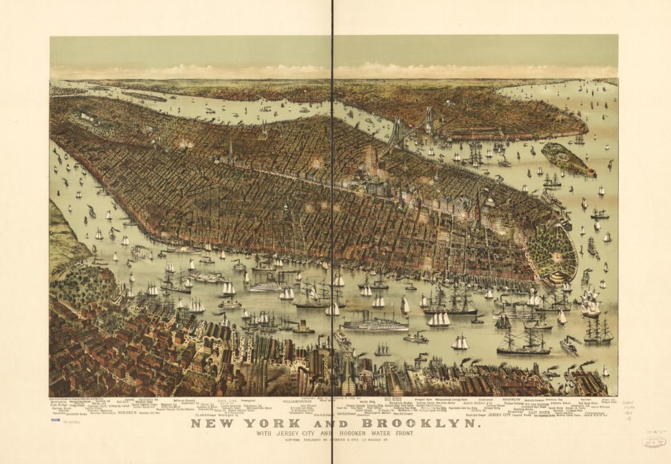 New York, Brooklyn and Hoboken.