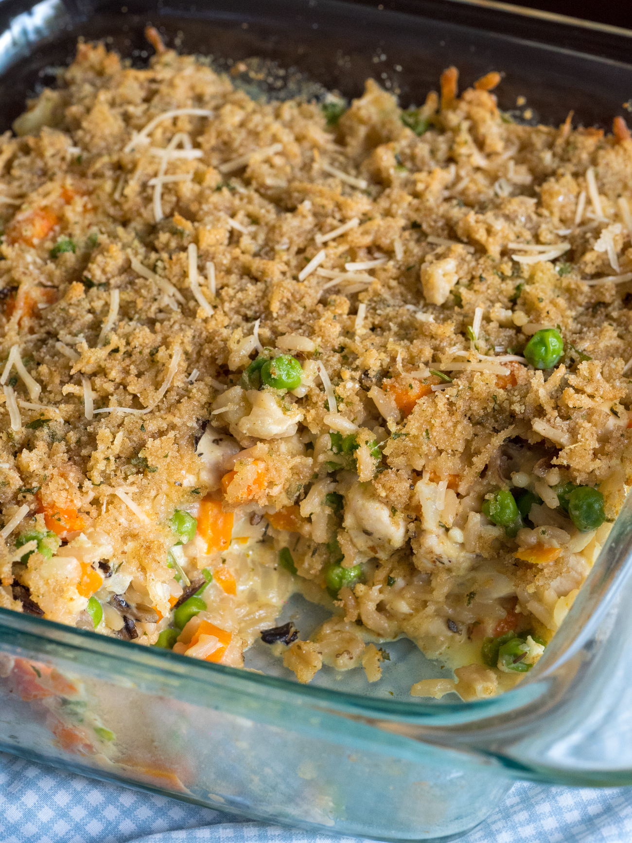 Chicken and Wild Rice Pot Pie Casserole 12 Tomatoes