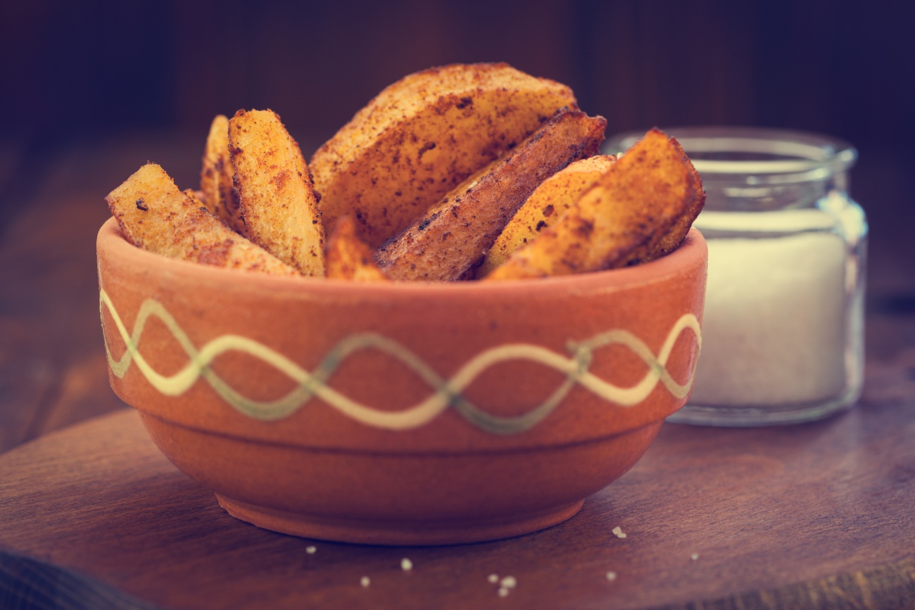 Perfect SpiceRubbed Potato Wedges 12 Tomatoes