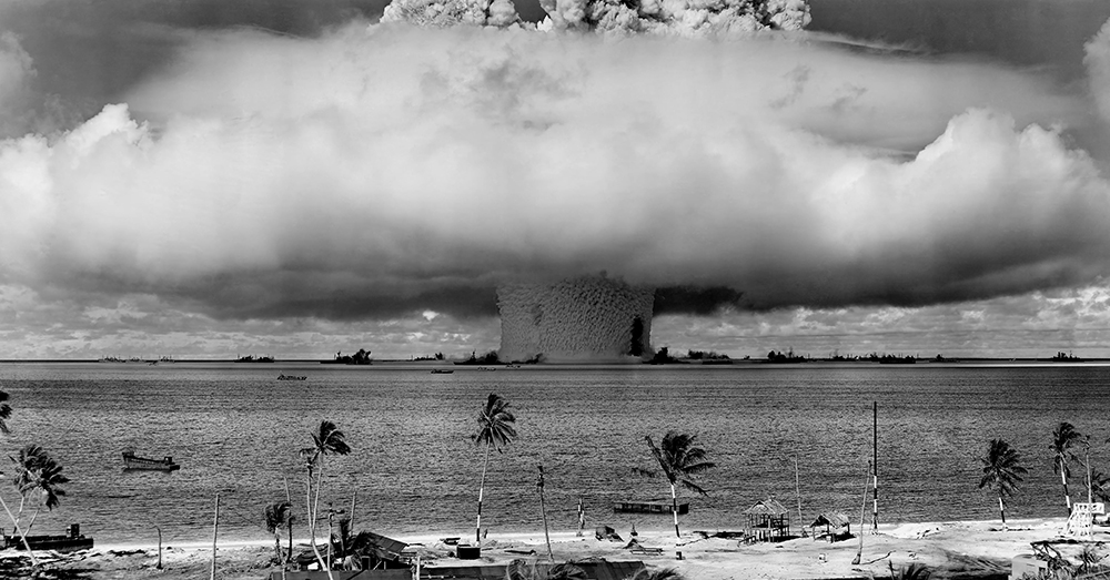 Photo: Wikimedia Commons -- An atomic explosion test performed in 1946.