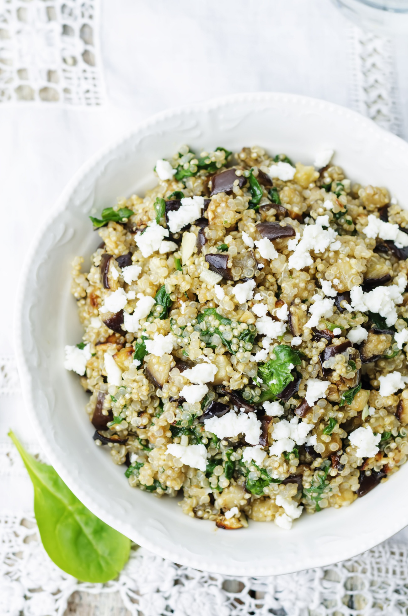 Roasted Eggplant Quinoa Salad 12 Tomatoes