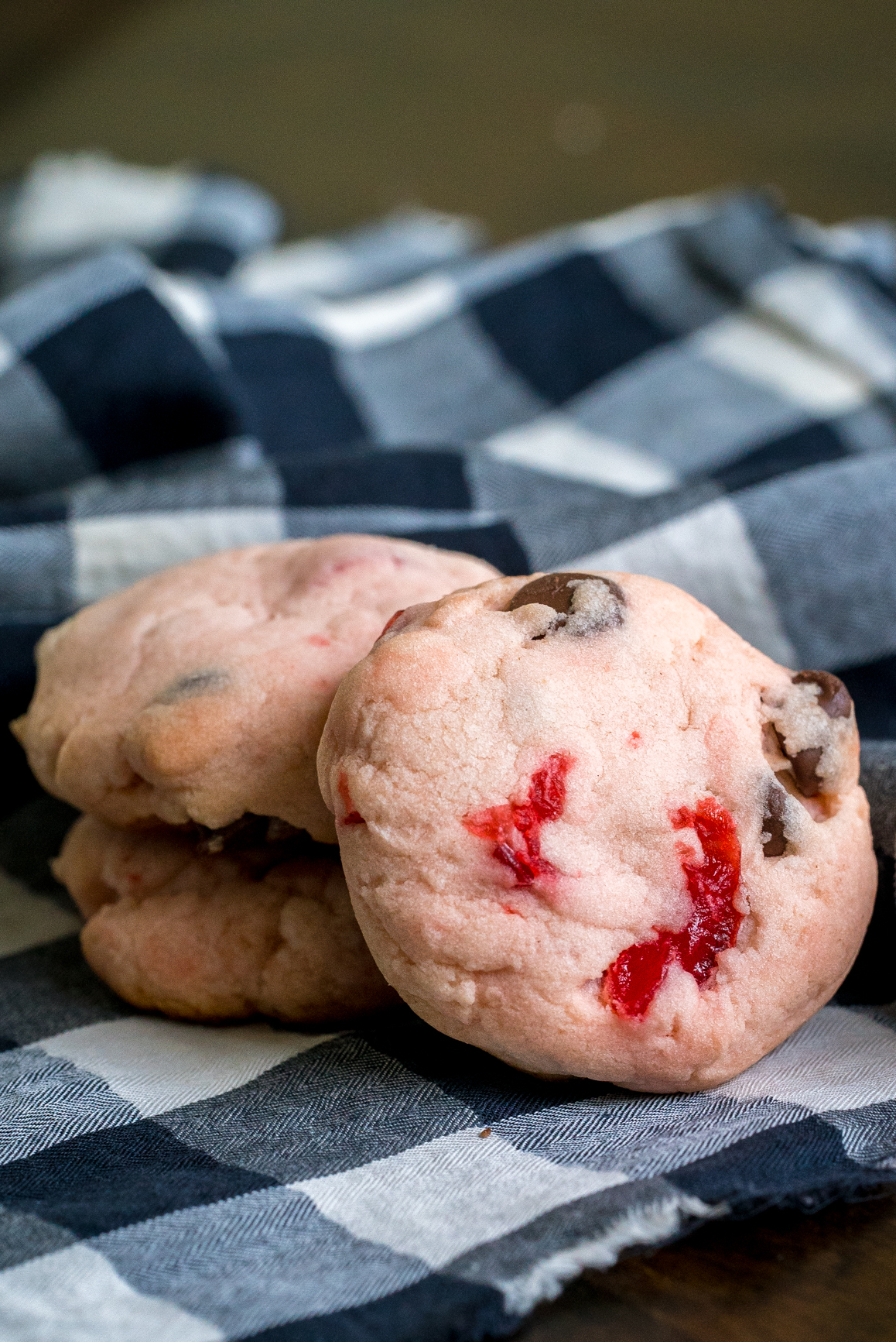 Maraschino Cherry Chocolate Almond Cookies 5