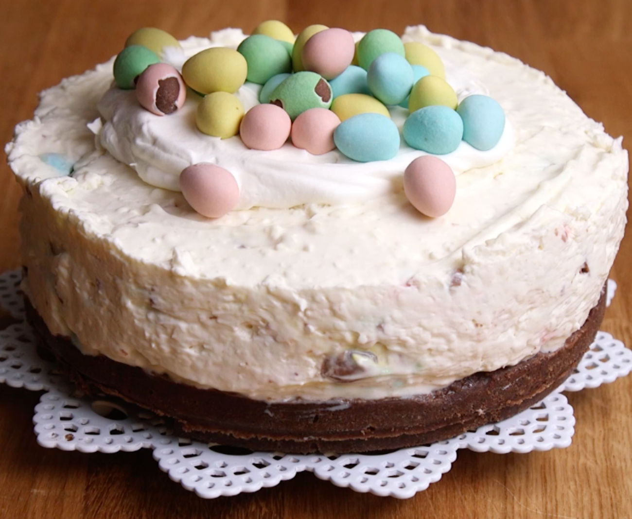 NoBake Easter Egg Cheesecake 12 Tomatoes